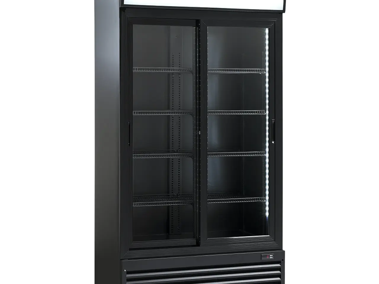Billede 1 - Displaykøleskab 690 Liter – SD 802 BSLE – sort
