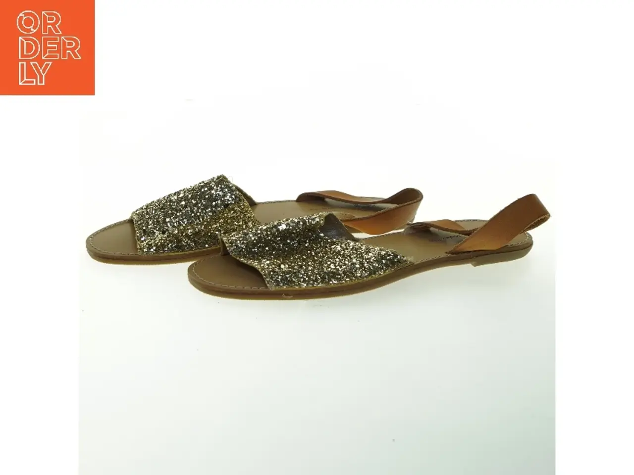 Billede 2 - Glimmersandaler fra Pieces (str. 39 )