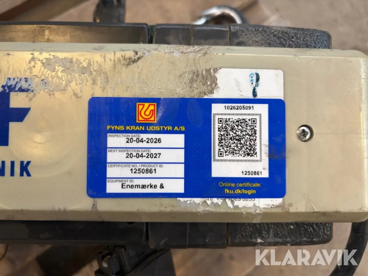 Billede 5 - Elektrisk kædetalje / kædehejs SWF Krantechnik SKB08022060HX4005