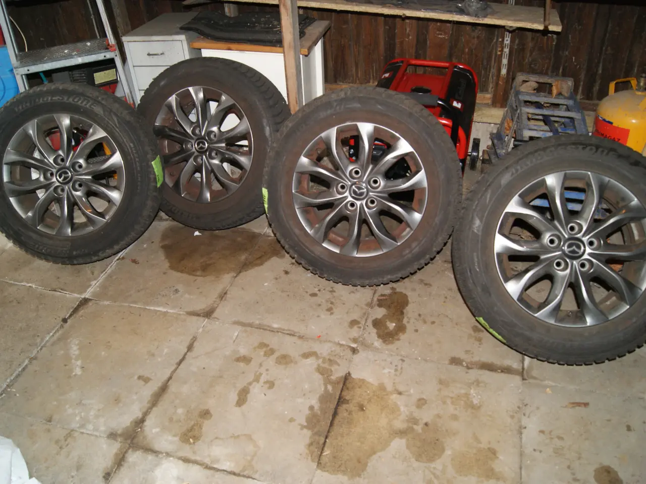 Billede 4 - Bridgestone dæk 16 tommer fra 2008 til Mazda 3