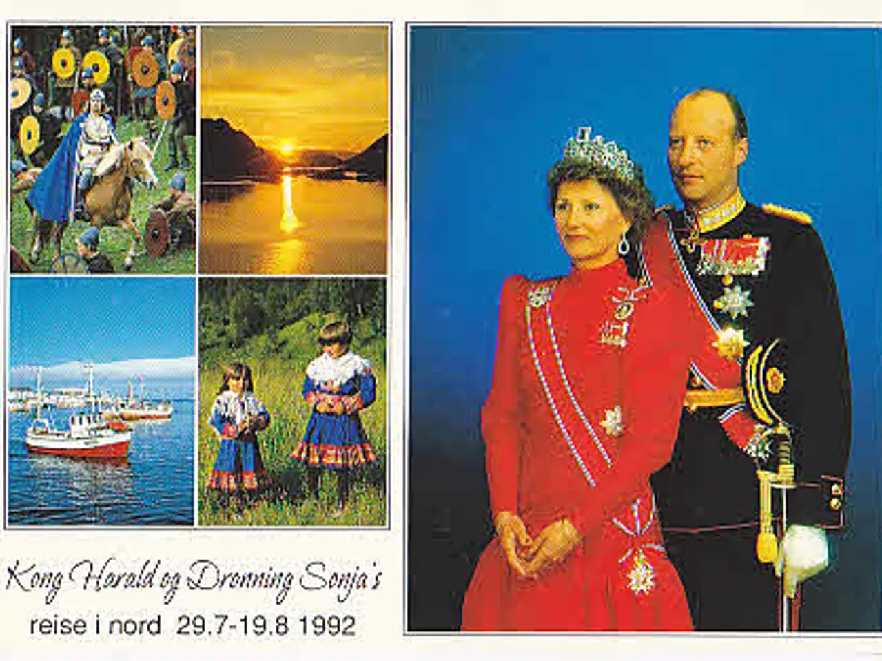 Billede 1 - Kong Harald og Dronning Sonja - Aune