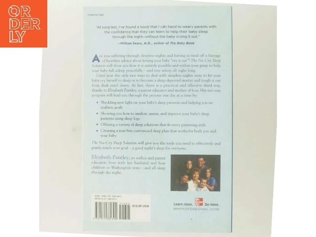 Billede 3 - The no-cry sleep solution : gentle ways to help your baby sleep through the night af Elizabeth Pantley (Bog)