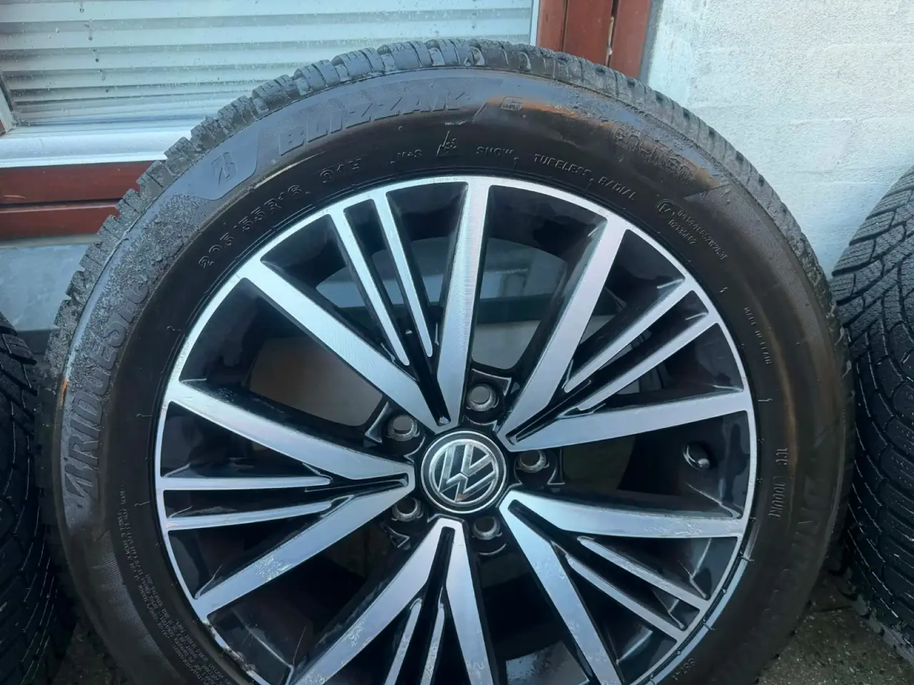 Billede 4 - Vw vinterdæk med Alufælge
