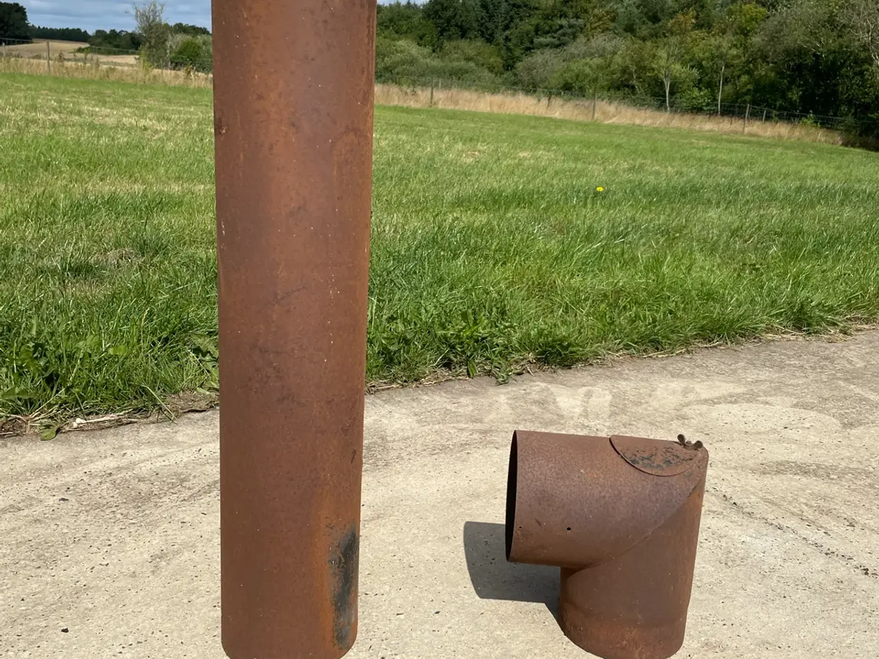 Billede 1 - Røgrør ø 200 x 1000 mm