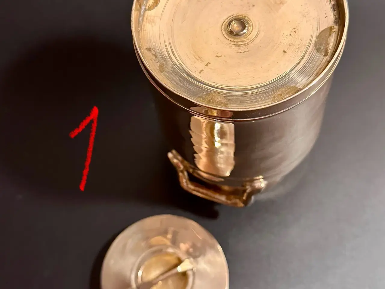 Billede 5 - Antikke miniature genstande af messing sælges
