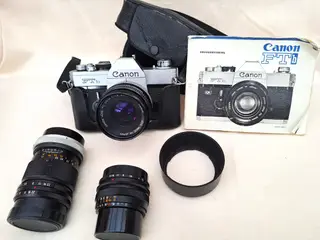 CANON FTb (QL) spejlrefeks camera med 2 linser