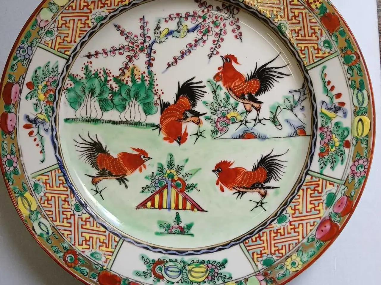 Billede 1 - Porcelæns fad/tallerkenen 