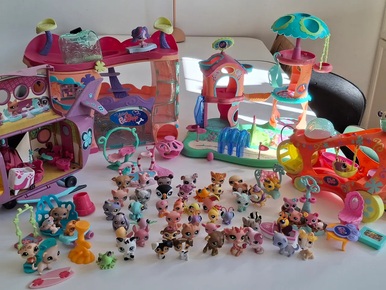 Billede 1 - Kæmpe samling Pet Shops - 58 dyr og tilbehør!