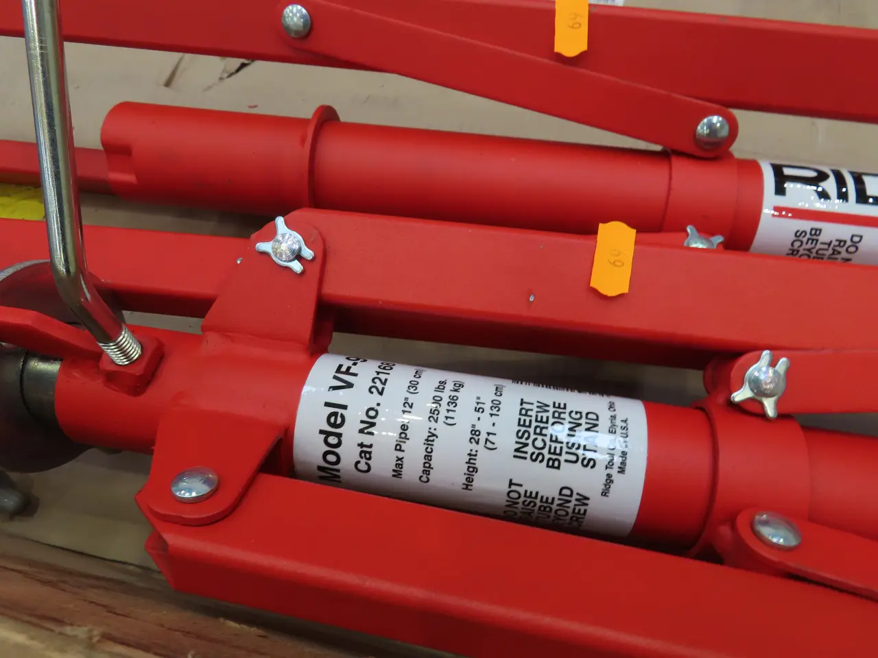 Billede 3 - 2 stk. Rullebukke RIDGID VF-99