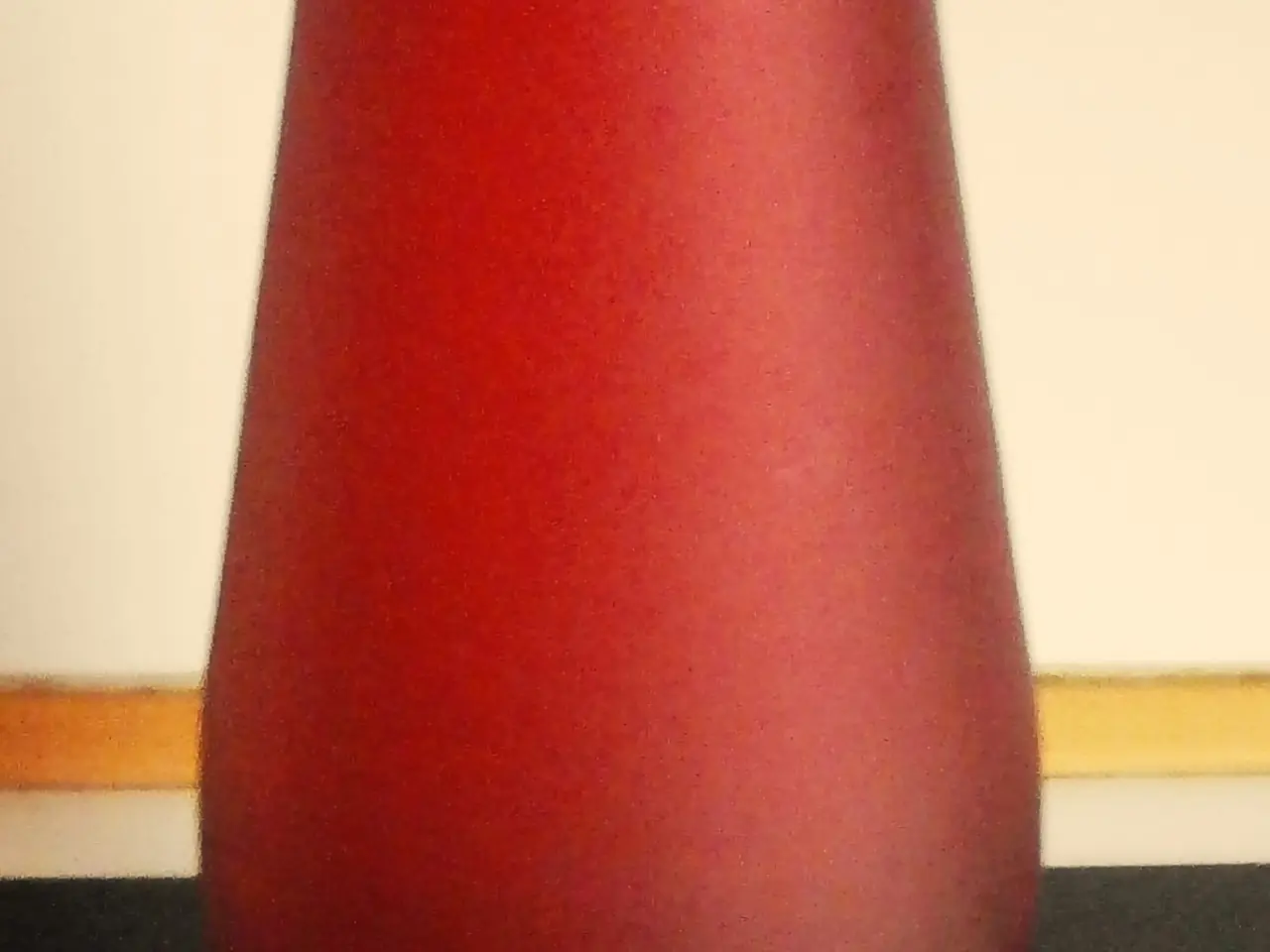 Billede 3 - MUNDBLÆST Glas Vase - Rød