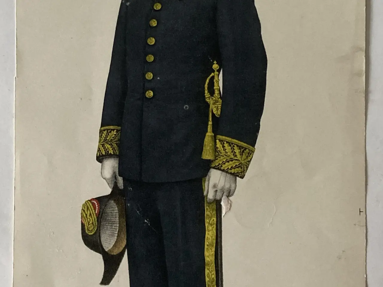 Billede 1 - C.L.Seifert billede Danske Uniformer.
