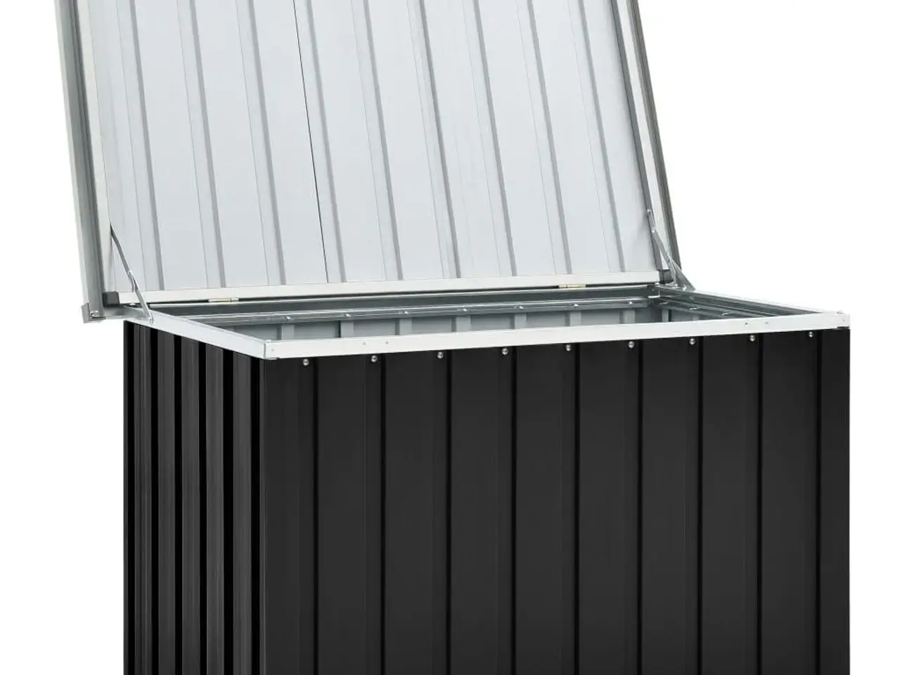 Billede 6 - Hyndeboks 109×67×65 cm - antracitgrå, galvaniseret stål