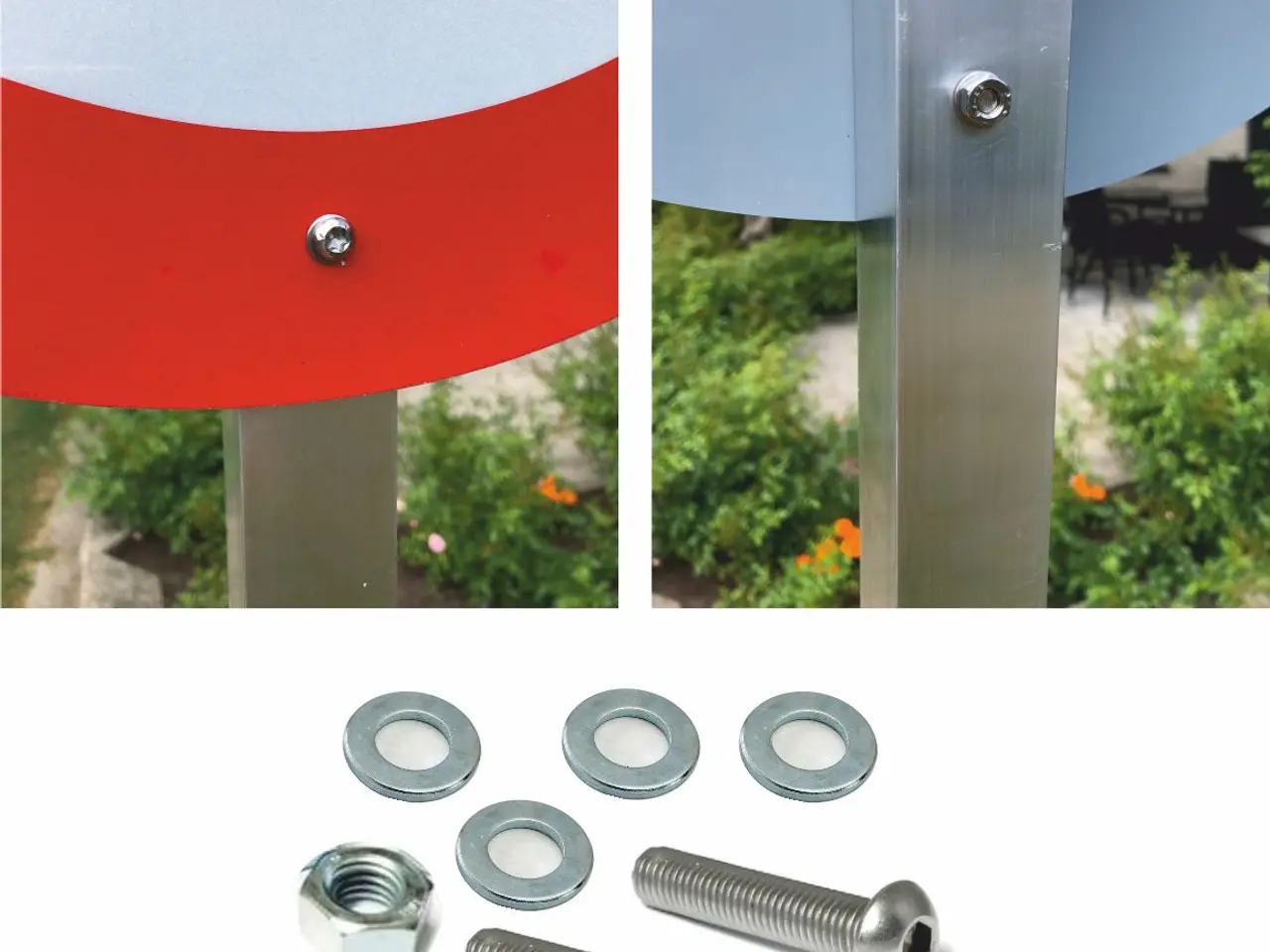 Billede 6 - P-skilt "Bak ind i bås" i 2 mm aluminium