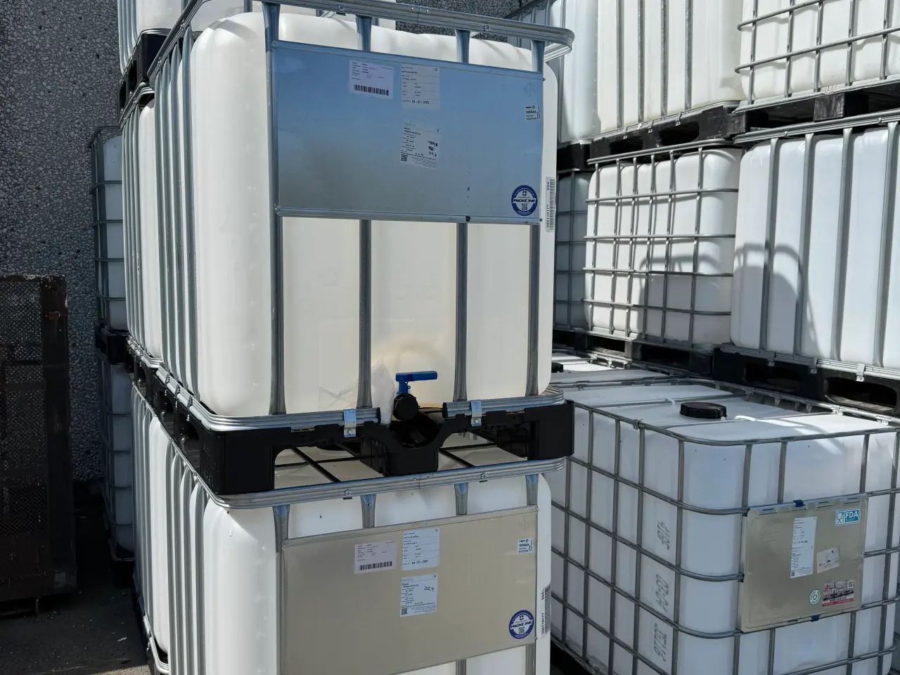 Billede 1 - IBC fødevaregodkendte 1000 L tanke
