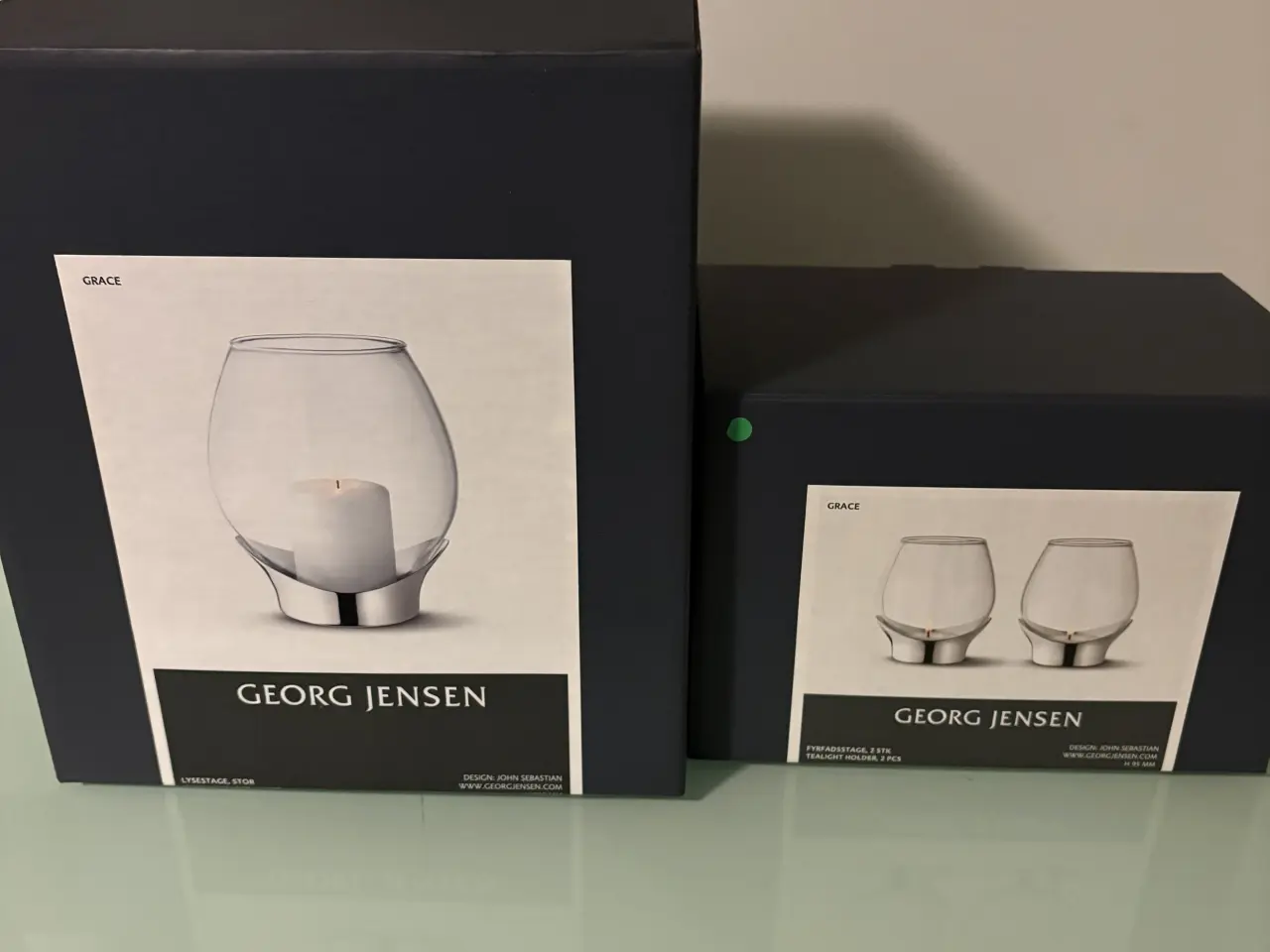 Billede 1 - Georg Jensen Grace, de små stager.