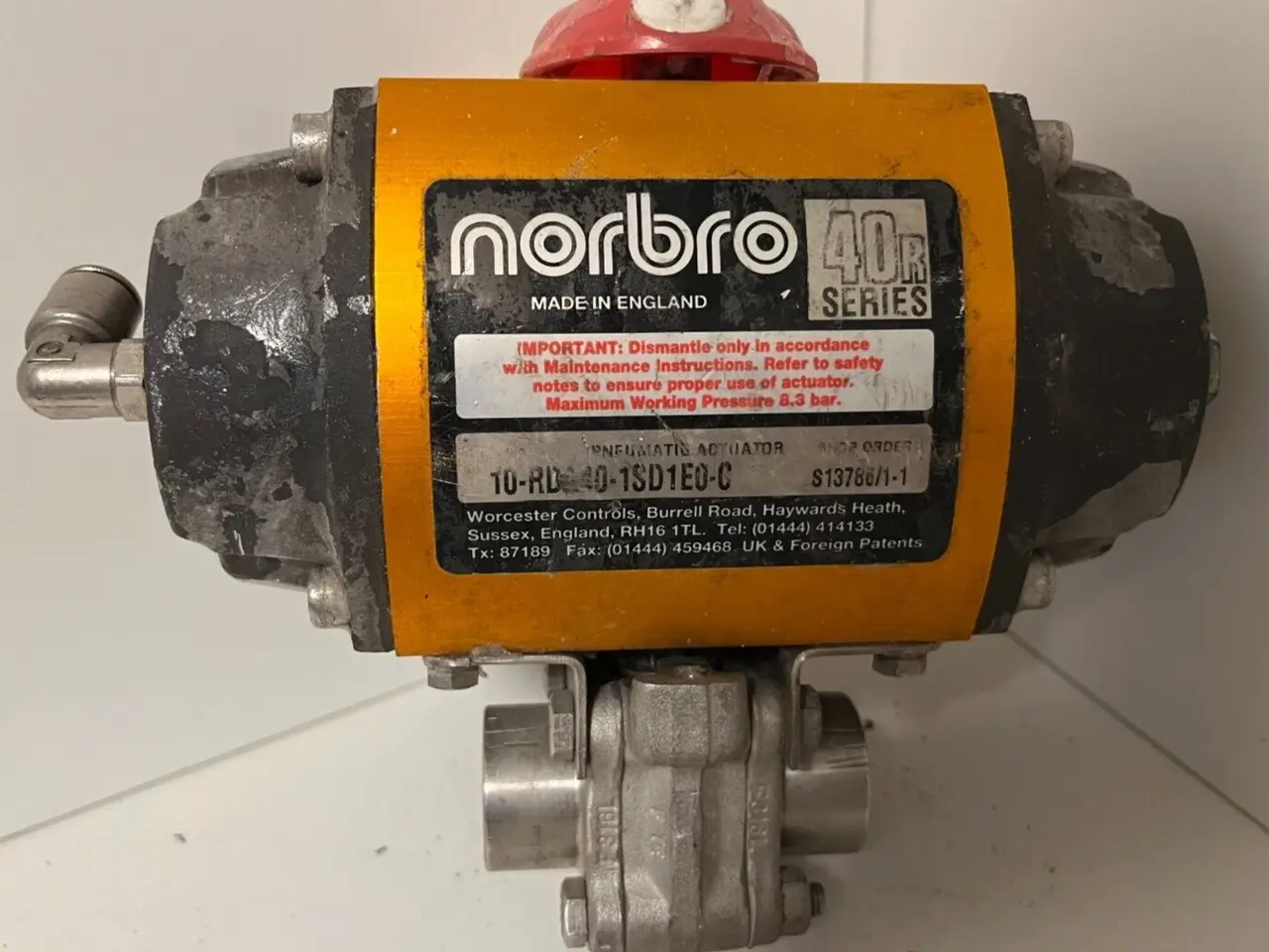 Billede 1 - Norbro 40R Pneumatic Actuator 10-RDA40-1SD1E0-C w/