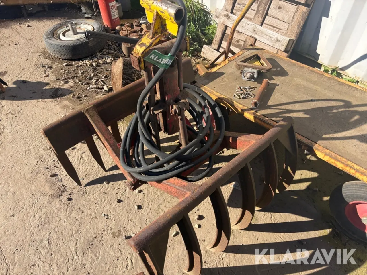 Billede 3 - Hydraulisk balle-/materialegriber til landbrug