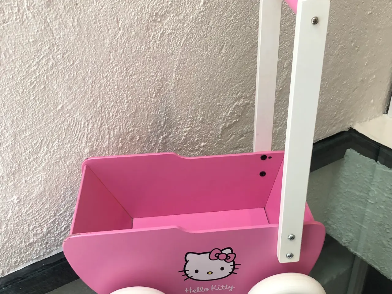 Billede 1 - BRIO gåvogn lyserød Hello kitty