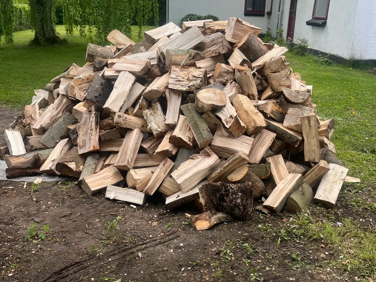Billede 1 - Bøg brænde  3.5 meter