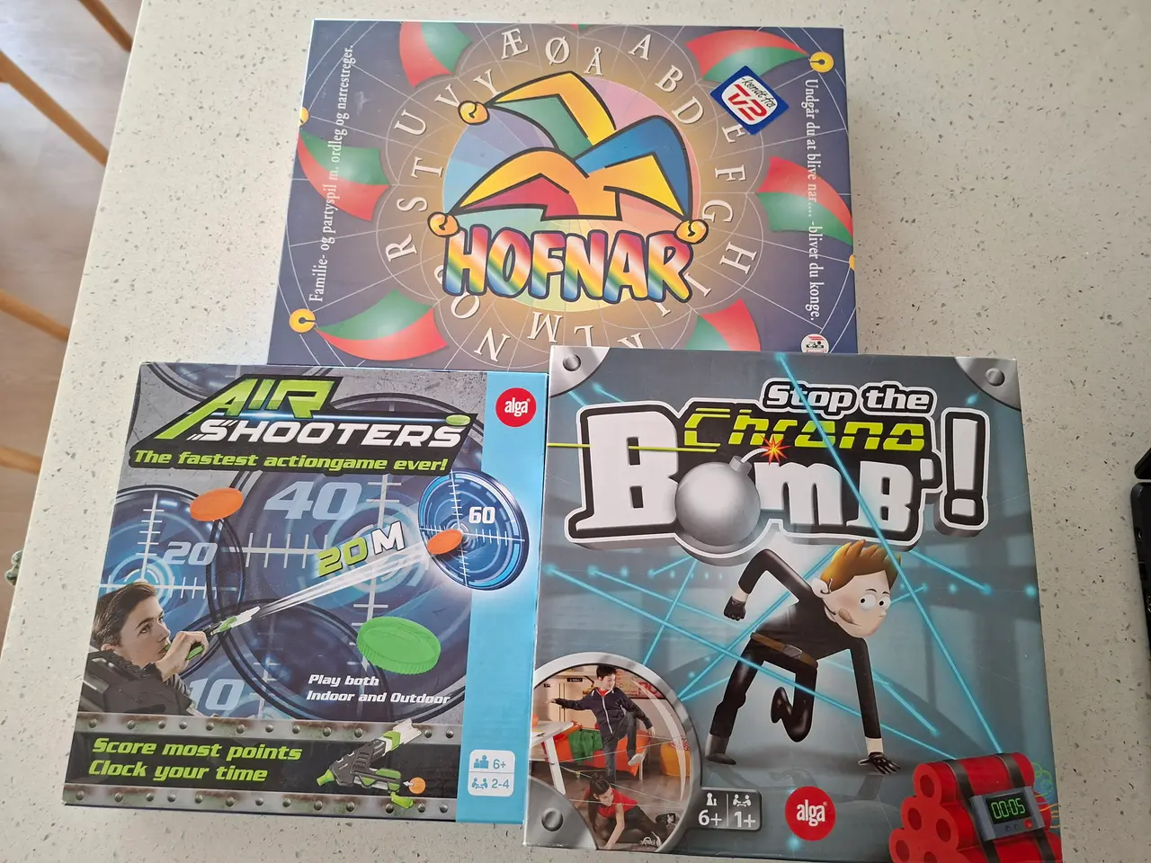Billede 1 - 3 spil: Air Shooters, Stop the Chrone Bomb, Hofnar