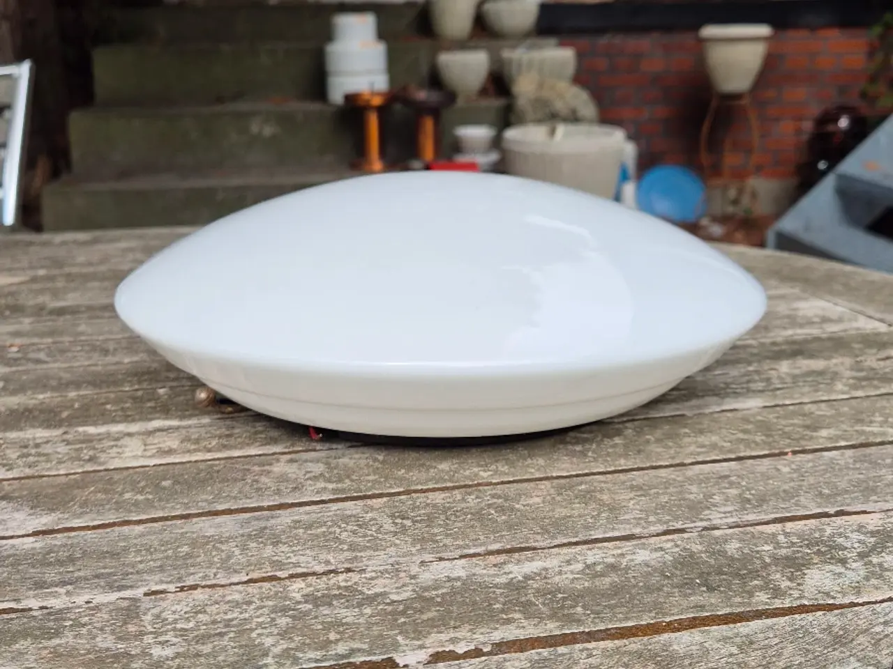 Billede 1 - Plafond med konveks skærm i opalglas