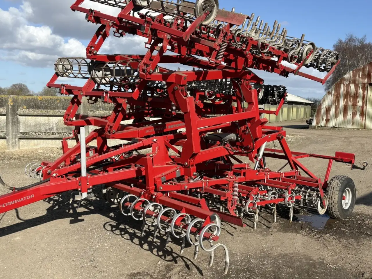 Billede 2 - Kongskilde 7 meter germinator med CROSKILL tromle bagerst. Velegnet til roer, spinat og andre speciel afgrøder.