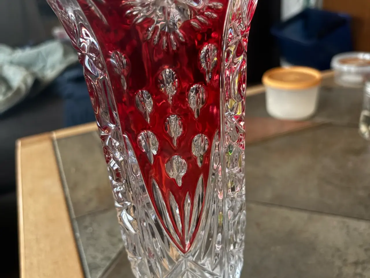 Billede 8 - Stor flot krystal vase