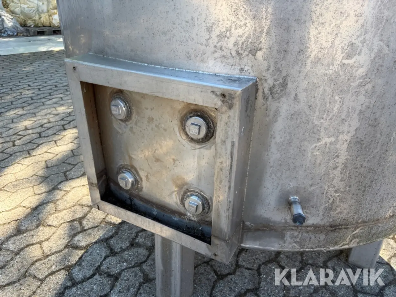 Billede 12 - Rustfri tank til mejeriprodukter 1000 Liter blandetank