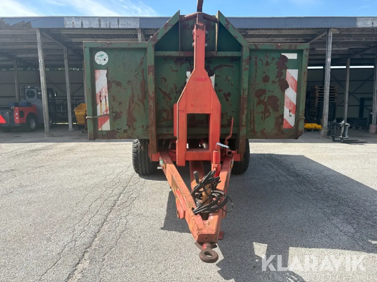 Billede 2 - Kroghejsevogn med container Vaxlar VV 7-10
