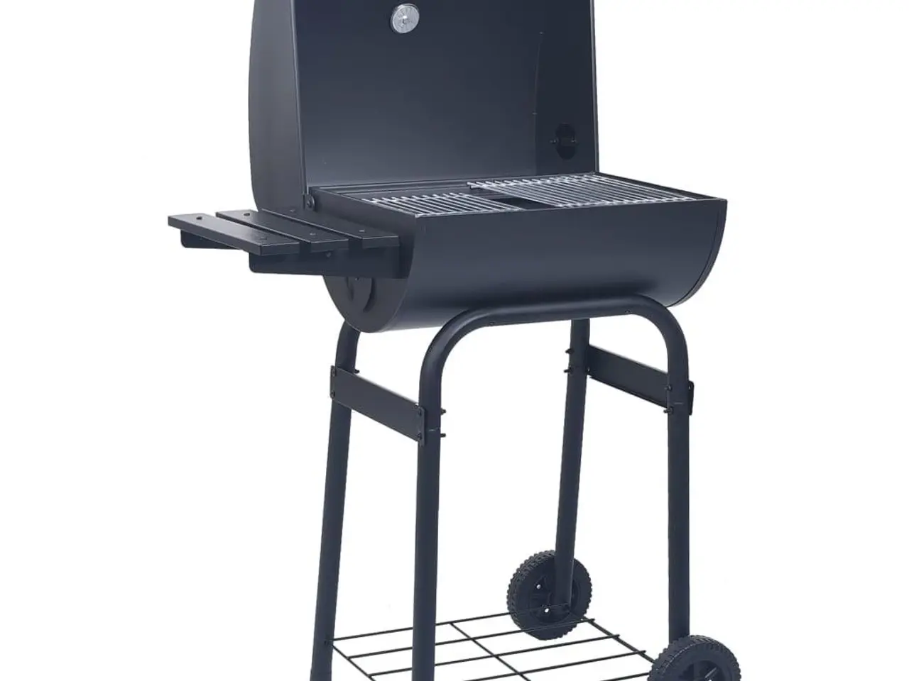 Billede 5 - Kulgrill/rygegrill med bundhylde sort