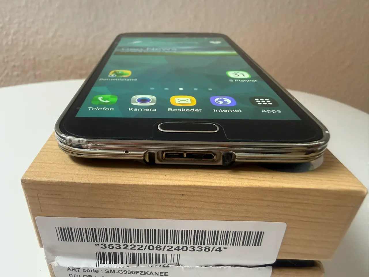 Billede 5 - Original Samsung S5 med tilbehør