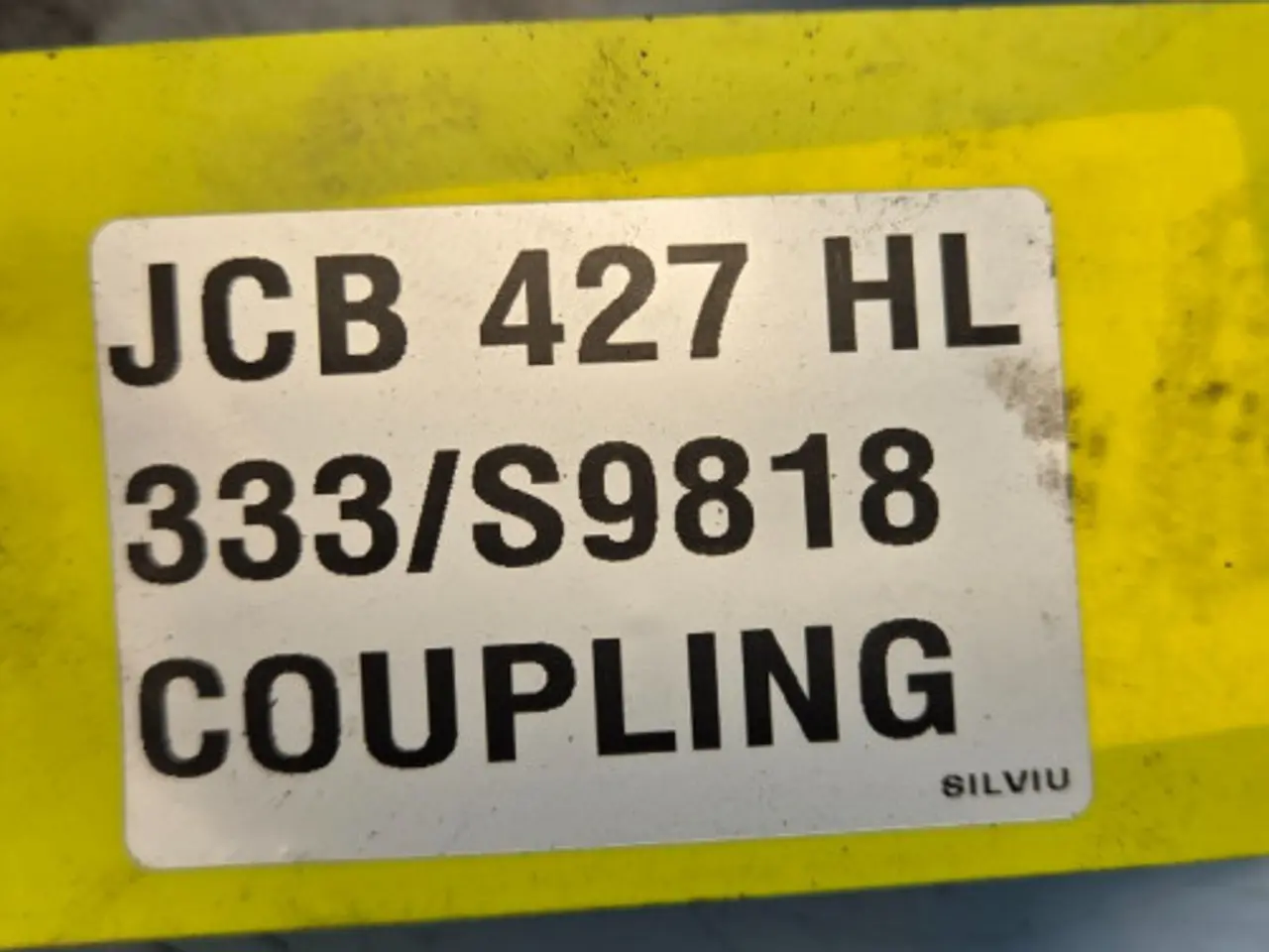 Billede 9 - JCB 427 HL Kobling Plade 333/S9818