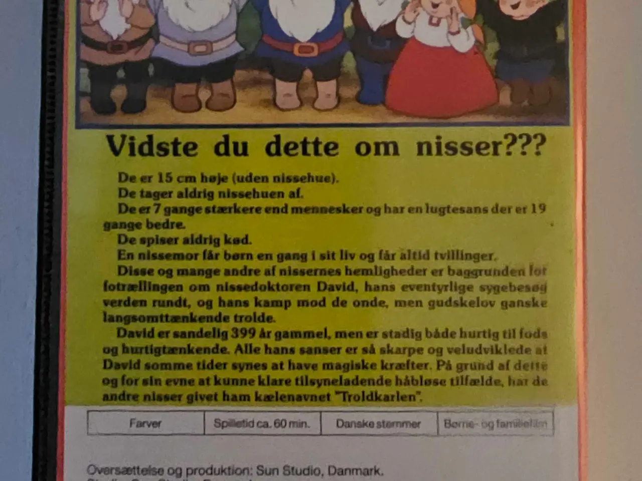 Billede 2 - Nissen David VHS
