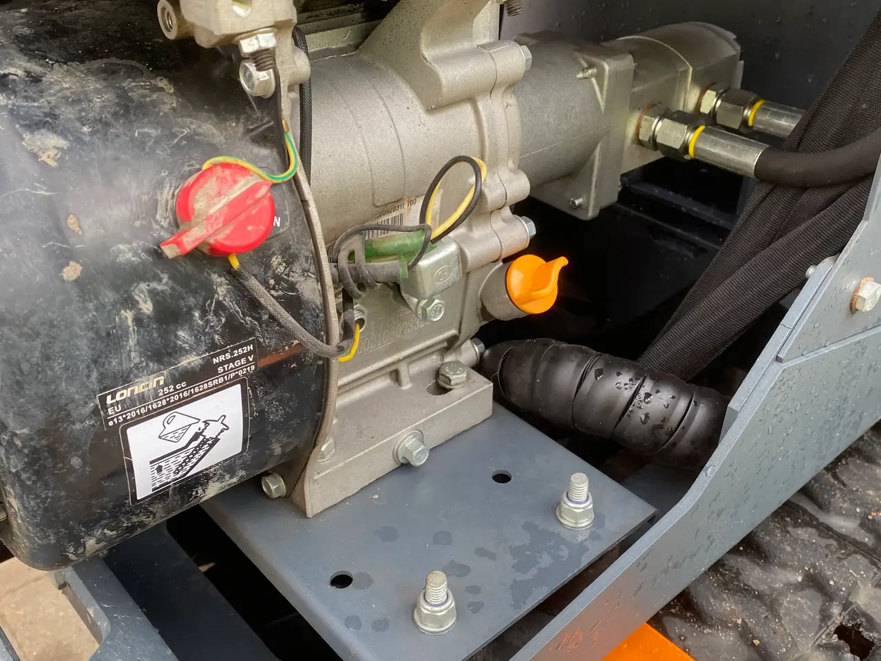 Billede 7 - Motorbør / Minidumper VH550PRO - Loncin 7,5 hk ben