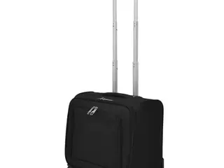 Pilottrolley - sort kabinekuffert med hjul 43 × 24 × 39 cm