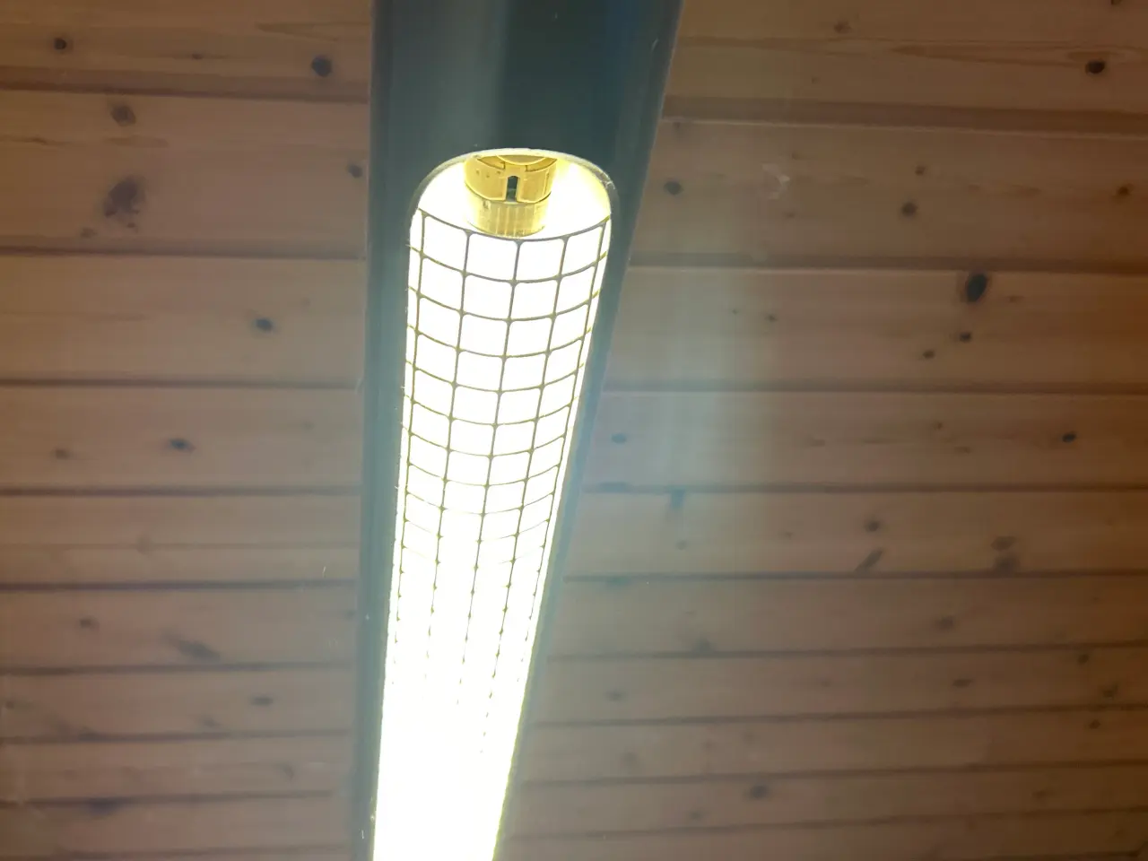 Billede 3 - lysstofrørs lampe i brun