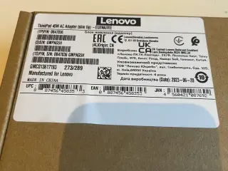 Lenovo ThinkPad 65W AC Adapter Slim oplader