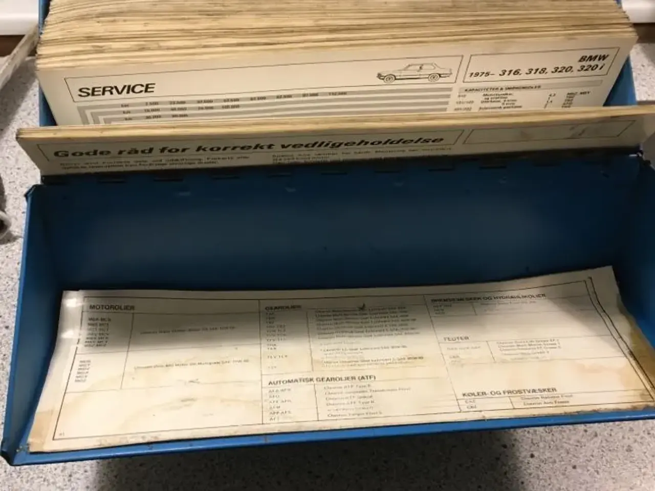 Billede 1 - Vintage Bil Data blade