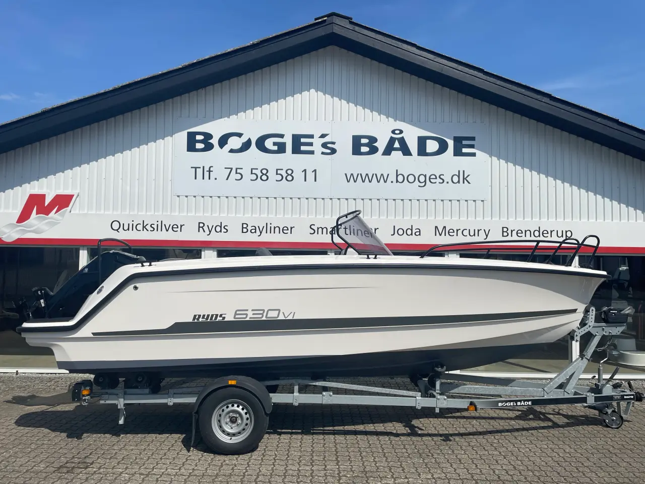 Billede 1 - 630VI Mid-C med F115 Mercury-EFI CT - S-Line udstyret.