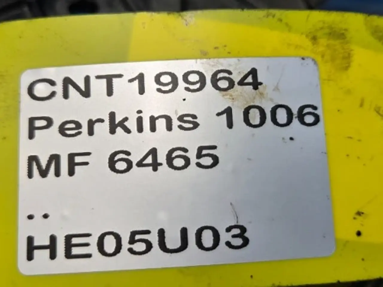 Billede 9 - Perkins 1006 Dæksel 4224975M1