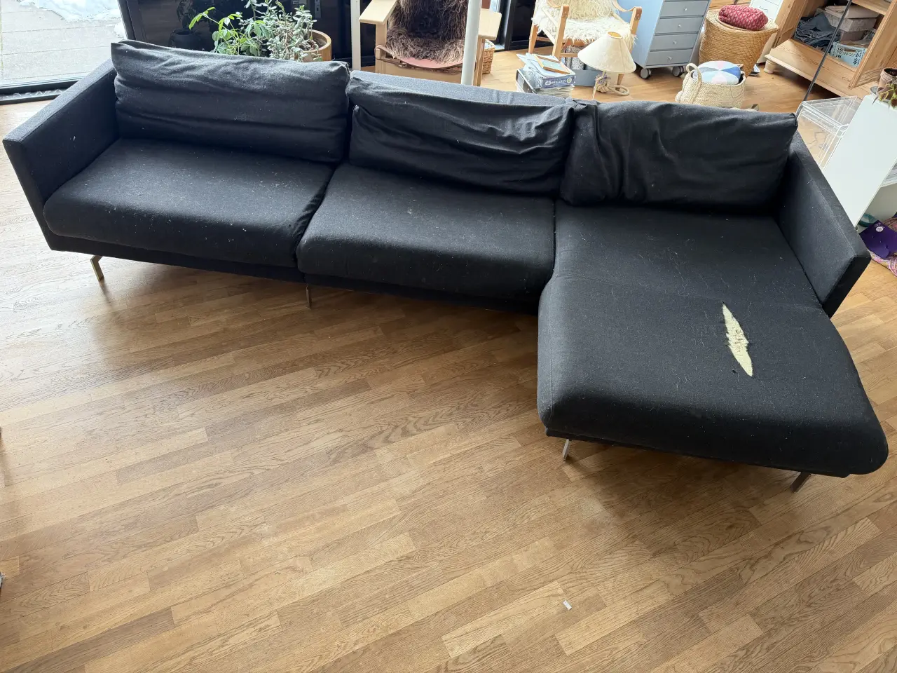 Billede 1 - Sofa med chaiselong