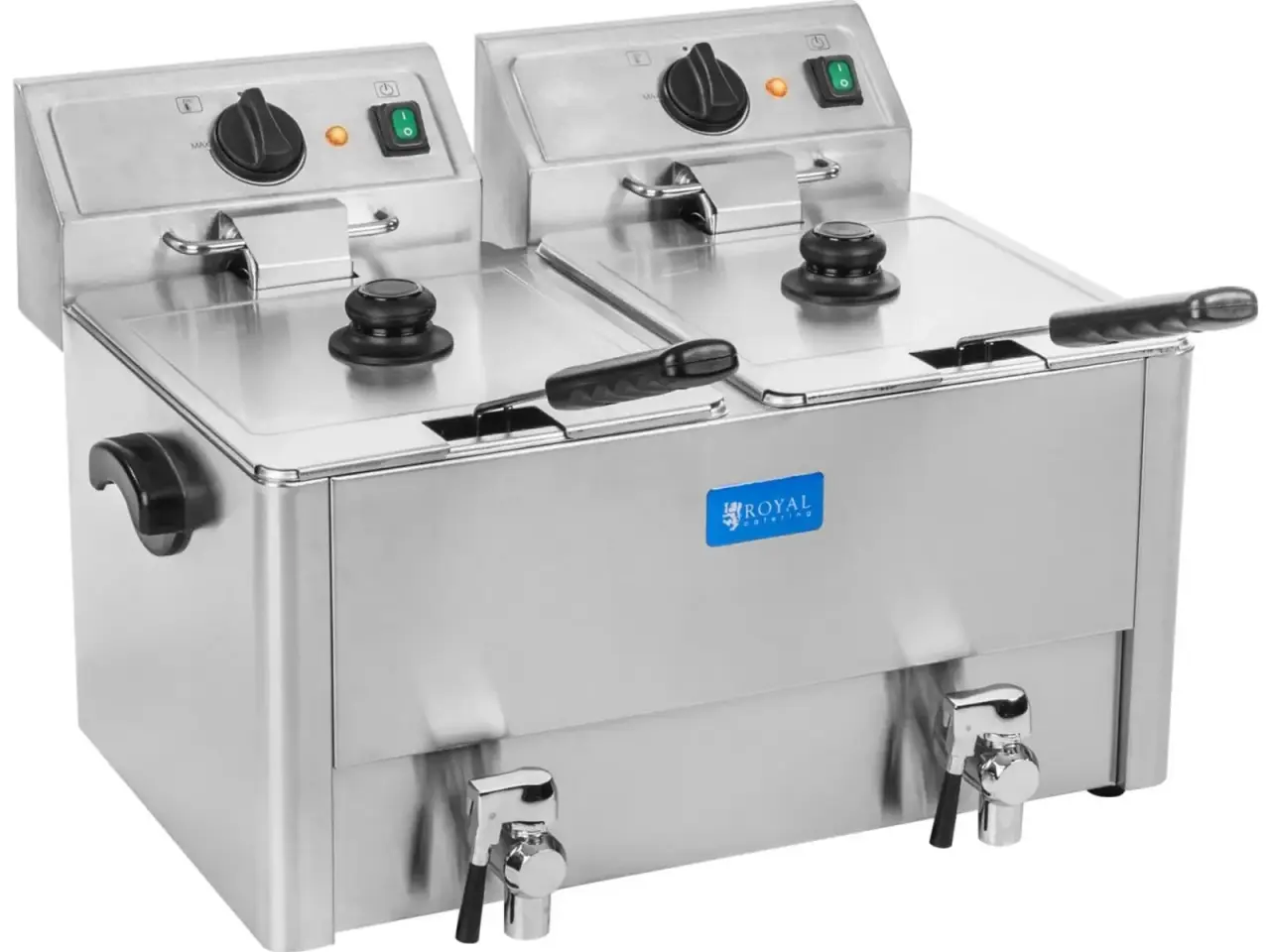 Billede 1 - Dobbelt Frituregryde 2x 13 Liter – 6500 W