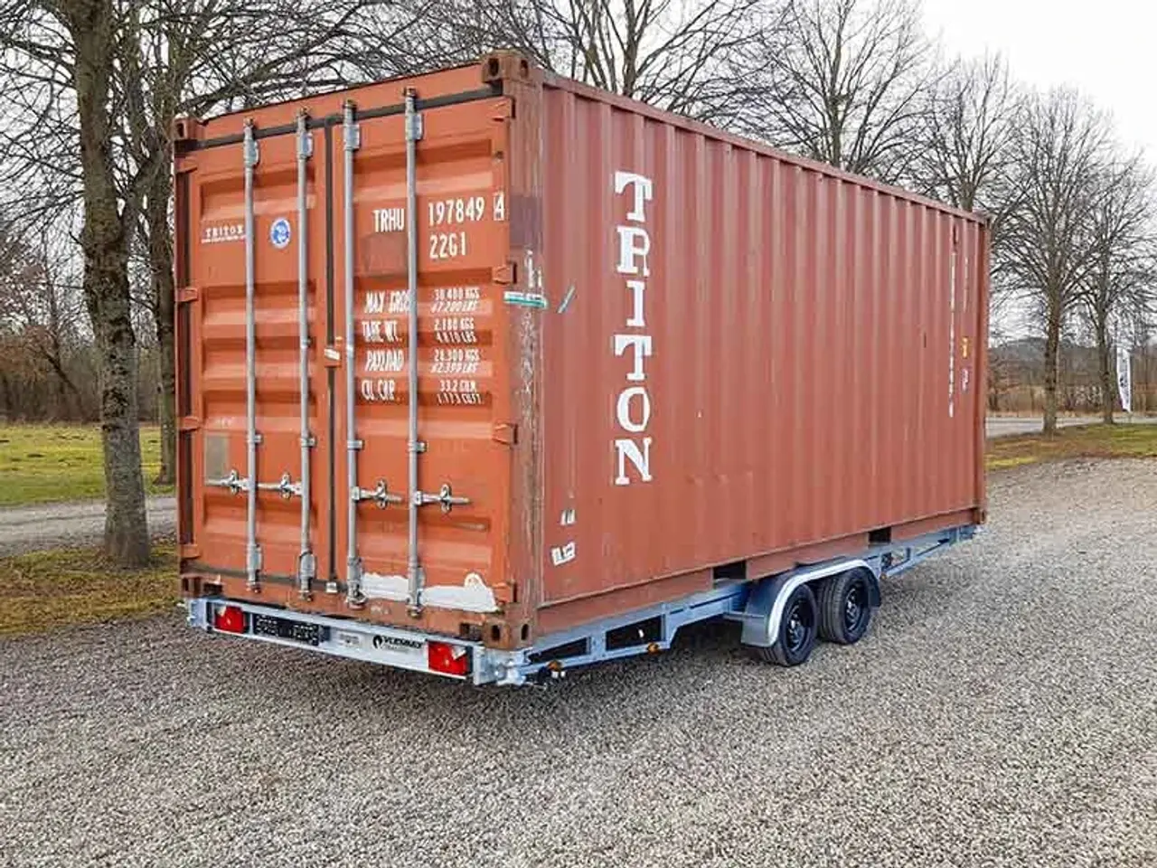 Billede 7 - Vlemmix containertrailer 10 fod - 2 X 1350 kg