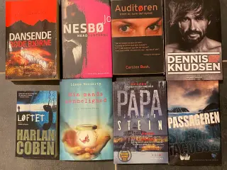 8 krimier bøger