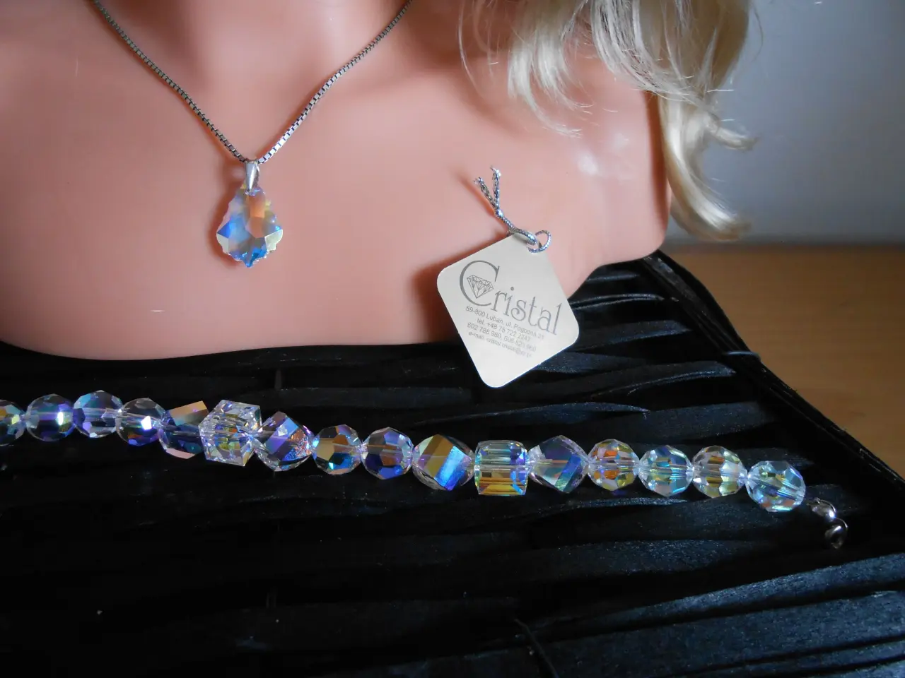 Billede 7 - Regulerbar Swarovski Cristal og Sølv Ring.