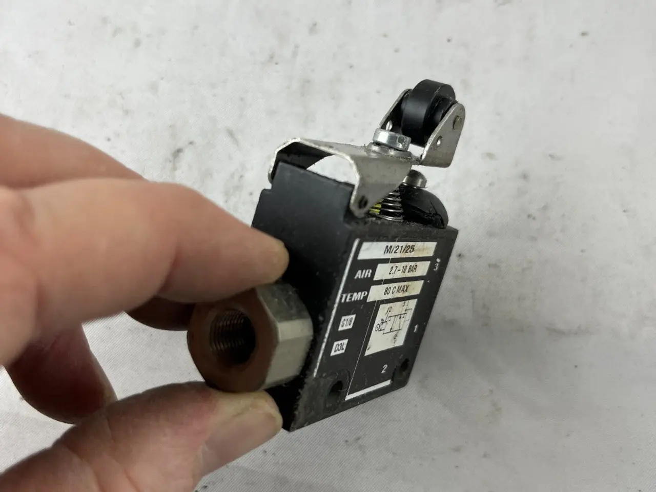 Billede 6 - Norgren M/21/25 Pneumatic Roller Lever ventil G1/8