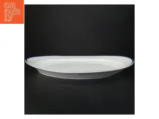 Stort hvidt serveringsfad (str. 41x55 cm)
