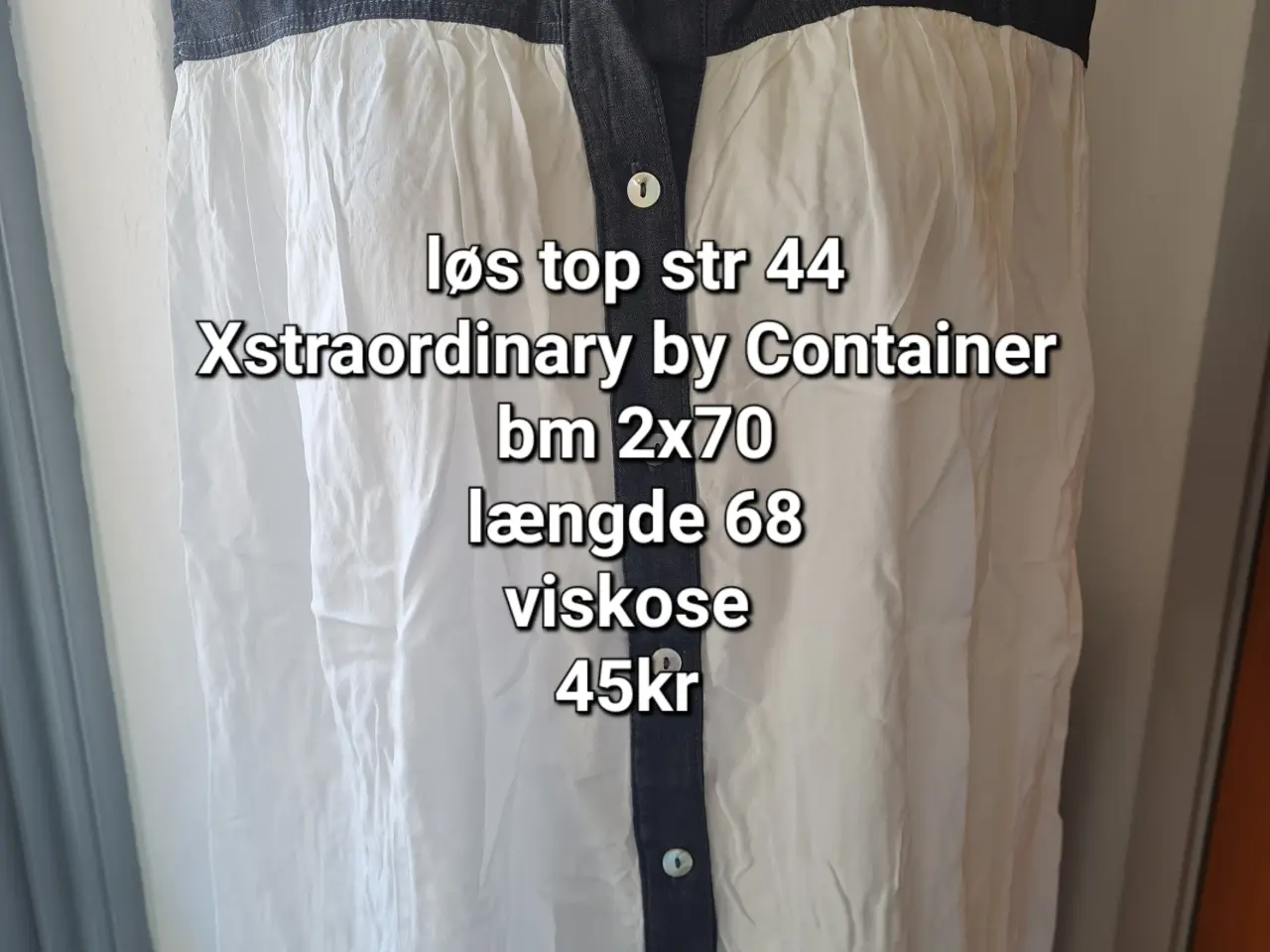 Billede 1 - Top str 44 viskose