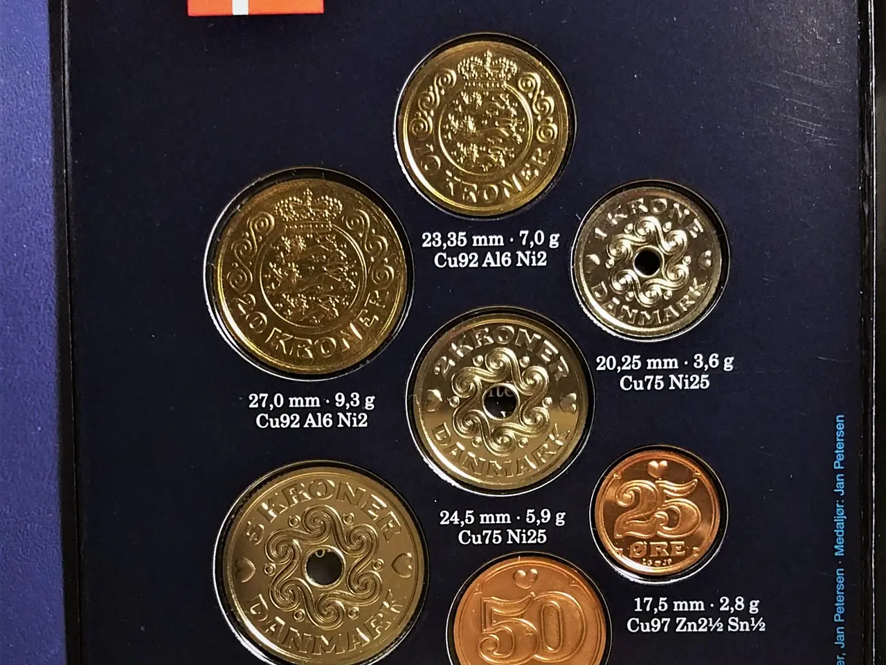 Billede 3 - DET KGL MØNTSÆT 1999 Margrethe II TOP Stand!