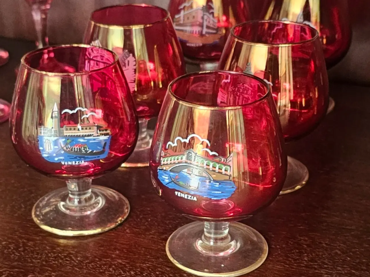 Billede 1 - Italiensk vintage cognac glas